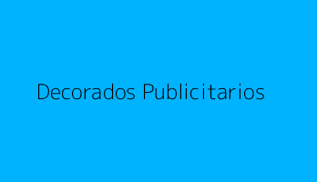 Decorados Publicitarios